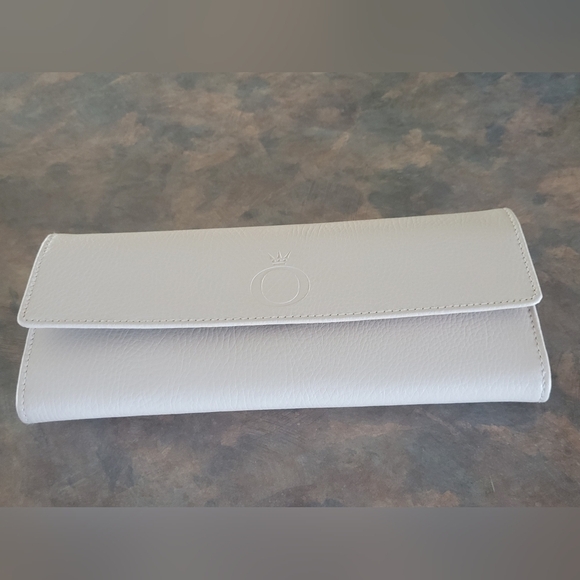PANDORA Unforgettable Moments Leather Travel Jewelry Clutch Case - Picture 3 of 13